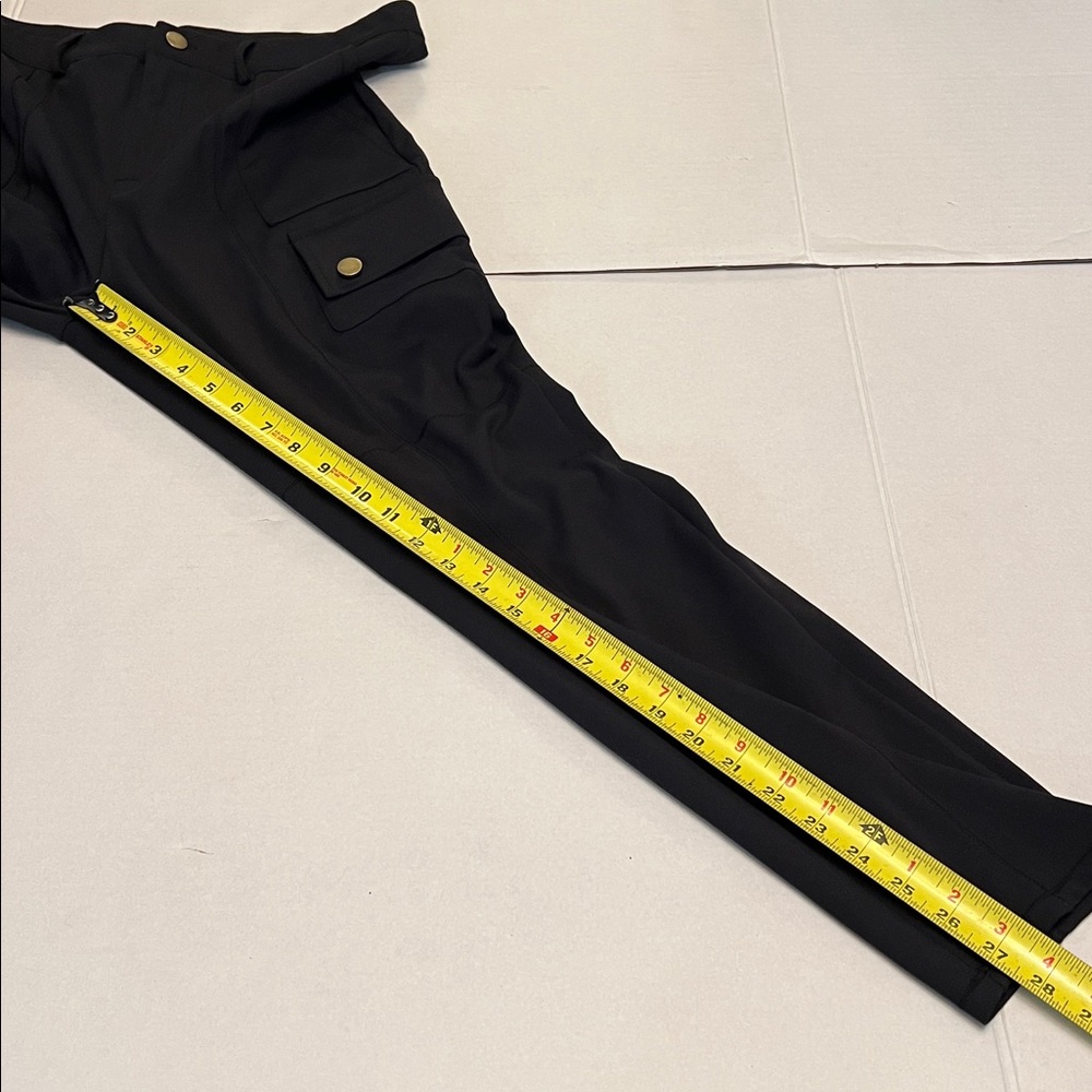 HALARA WOMENS BLACK DAY STRETCH HIGH WAISTED SKINNY CASUAL PANTS LARGE - Picture 16 of 16